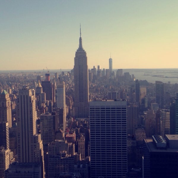 Photo taken at Top of the Rock Observation Deck by Céline H. on 3/29/2016