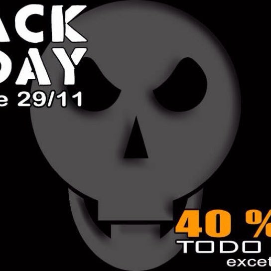 Black Friday - 29/11 - 40% OFF!