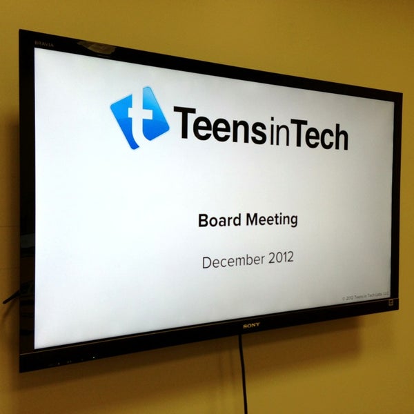 Photo prise au Teens in Tech Labs HQ par Daniel B. le12/21/2012