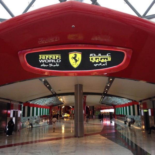 Photo taken at Ferrari World Abu Dhabi by QUEEN on 4/29/2016