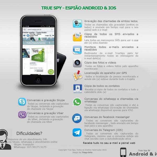 Programa espião para celular invisivel