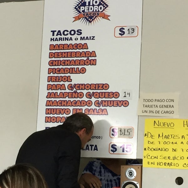 Tacos Tío Pedro San Pedro, Nuevo León