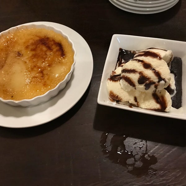 For dessert, order Cremebrule 😍❤️