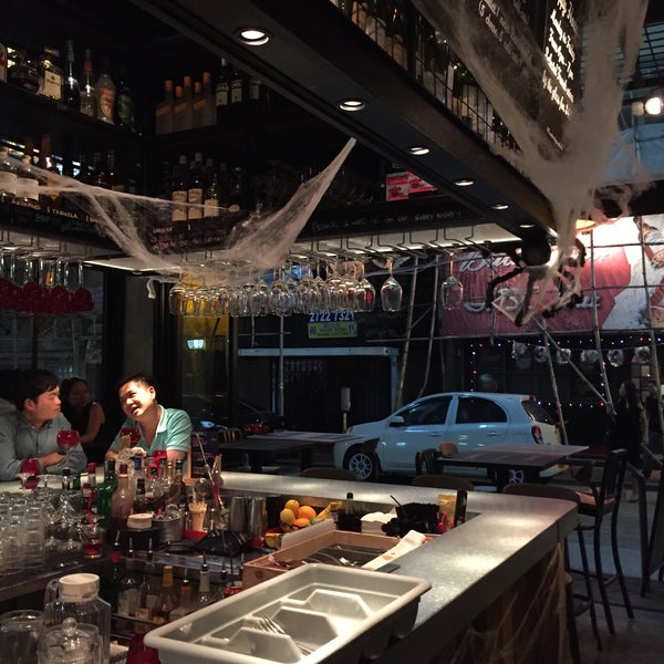 Photo taken at Scarlett Café &amp; Wine Bar by Motosachi I. on 10/30/2015