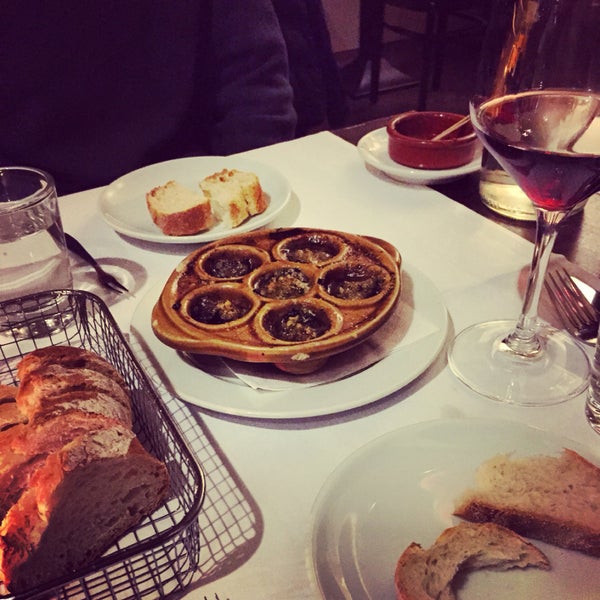 Escargot, moules frites, kir royale! All the French foods you are craving.