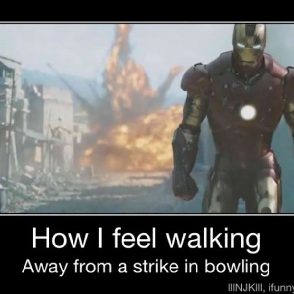 How I feel walking away from a strike!
