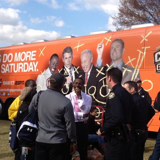 Photo taken at ESPN College GameDay by Jonathan G. on 12/1/2012