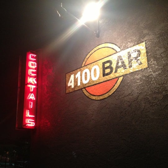 Photo taken at 4100 Bar by Chris on 10/6/2012
