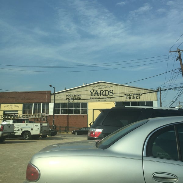 Das Foto wurde bei Yards Brewing Company von Naura am 4/21/2016 aufgenommen