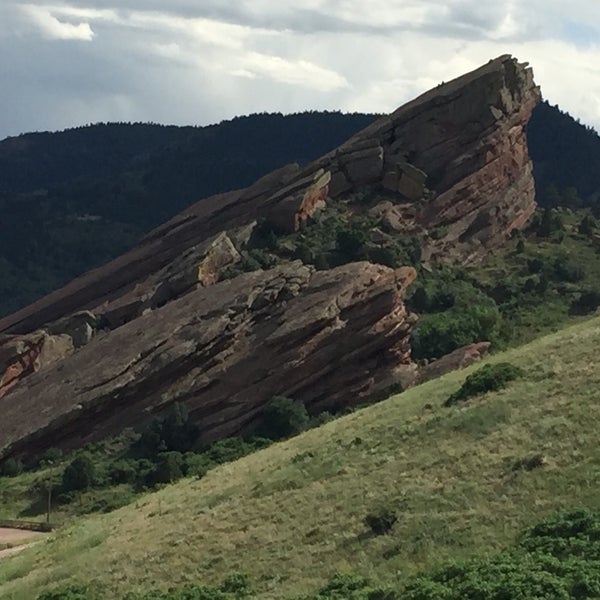Photo taken at Red Rocks Park &amp; Amphitheatre by Thomas R. on 7/16/2015