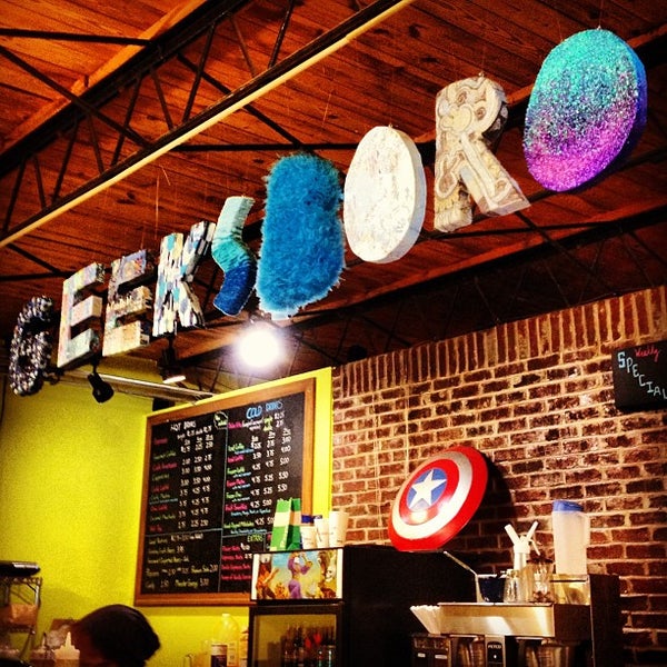 Photo taken at Geeksboro Coffeehouse Cinema by Jessica T. on 7/27/2013