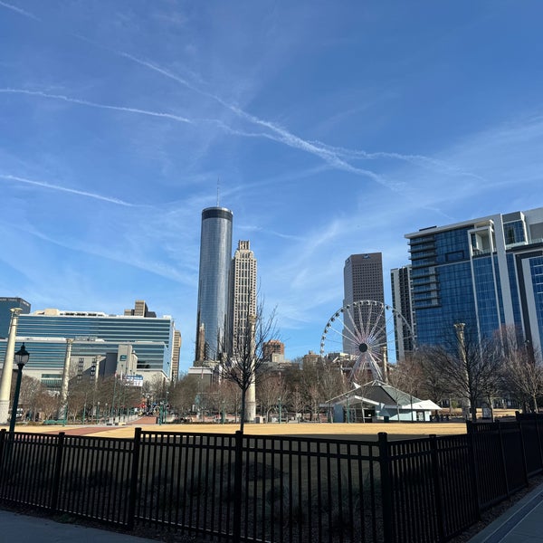 Photo taken at Centennial Olympic Park by Masato W. on 1/21/2024