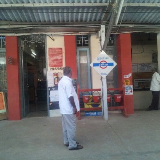 Photo taken at Eraniel Railway Station by Kshitij V. on 12/19/2012