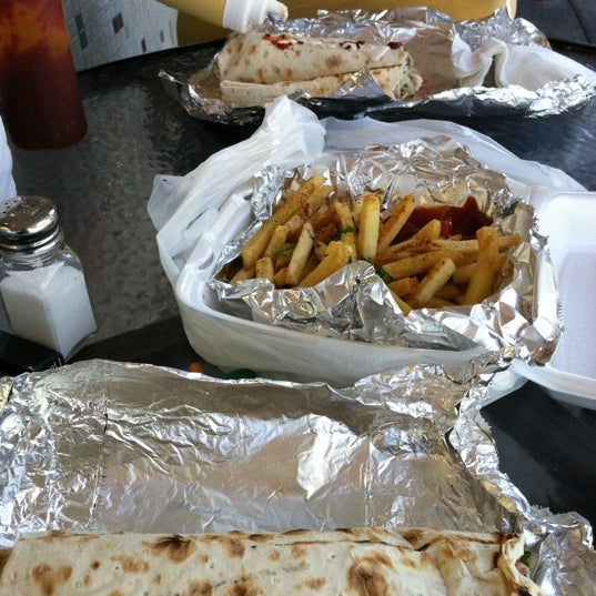 Photo taken at House of Falafel by Sammie G. on 9/15/2012