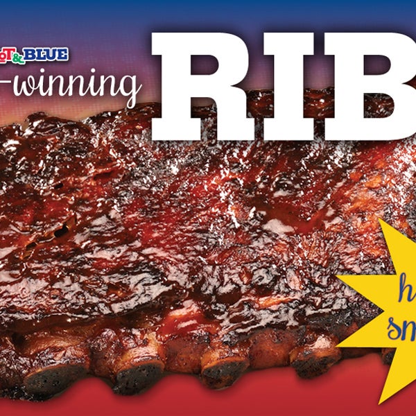 And when it’s time for the big game, we’ll make sure you go hog wild in style! Red Hot & Blue is perfect for tailgating!