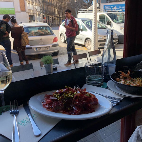 Local place with great tapas and dishes try the spicy potatoes and veal pistachios.