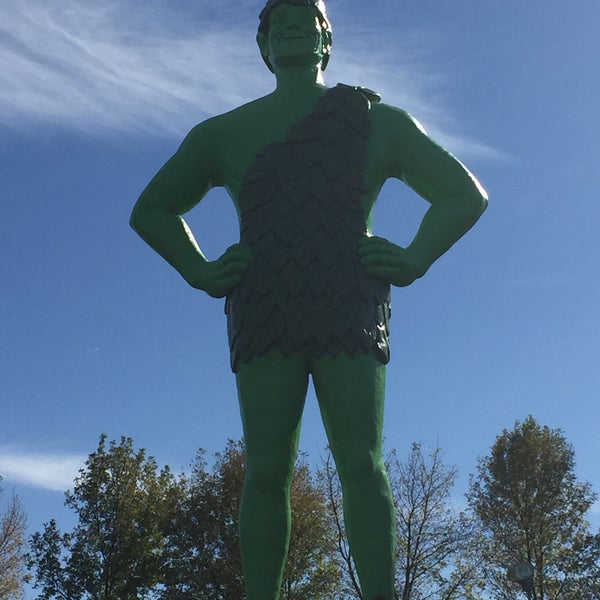 Photo taken at Jolly Green Giant Statue by Joelle C. on 10/2/2015