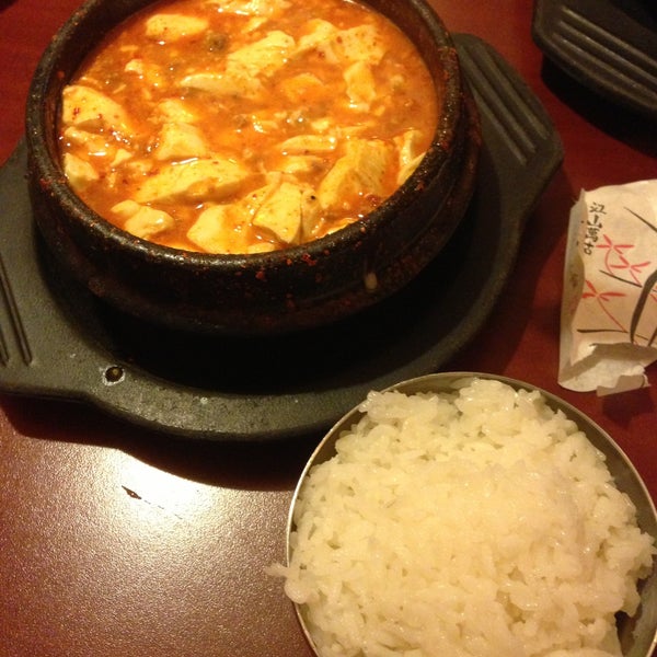 Photo taken at Dolsot House | K-Town BBQ Korean Restaurant by Wendy K. on 5/11/2013