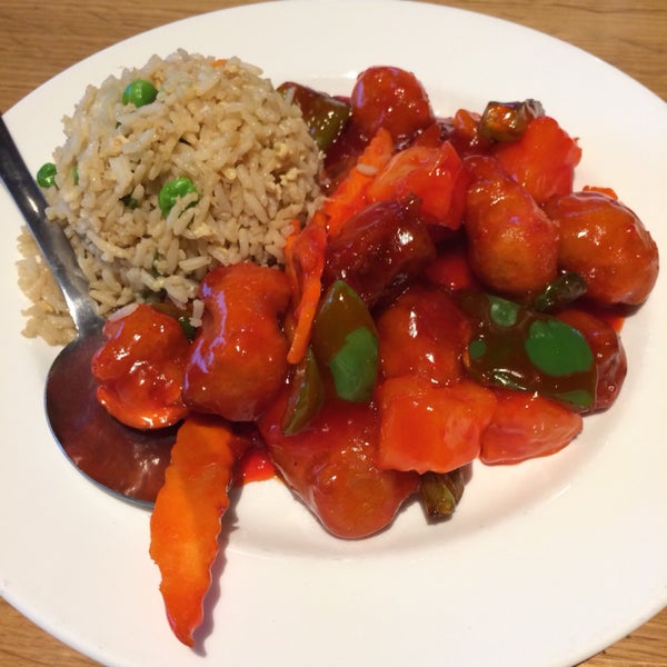 The sweet and sour pork was so rich and succulent and the sweet sauce had a light hint of ginger and cinnamon and the flavors burst all at once with each bite.