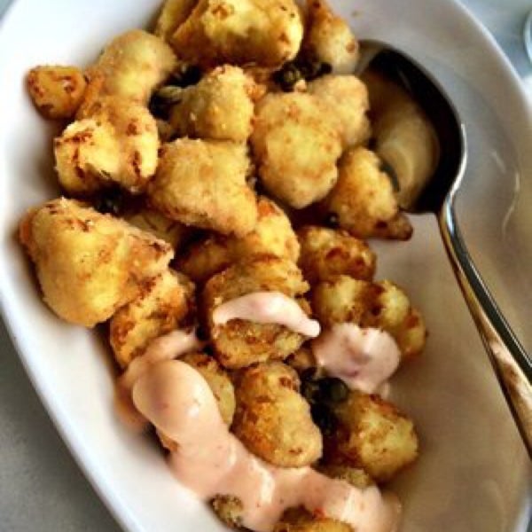 Fried cauliflower is so light and crispy. A excellent appetizer or meal if wish to add a side salad.