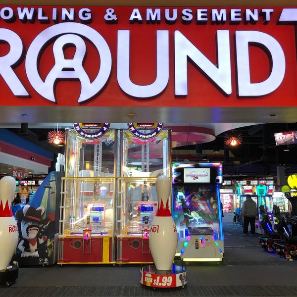Photo taken at Round 1 Bowling &amp; Amusement by Teatimed on 6/29/2018