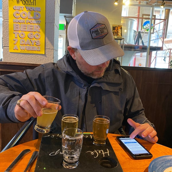 Photo taken at Wasatch Brew Pub by Mark K. on 3/17/2021