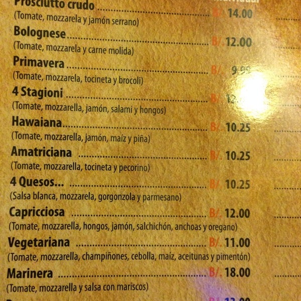 Photos at Trattoria Pizzeria | Al Vecchio Forno - Ciudad de Panamá, Panamá