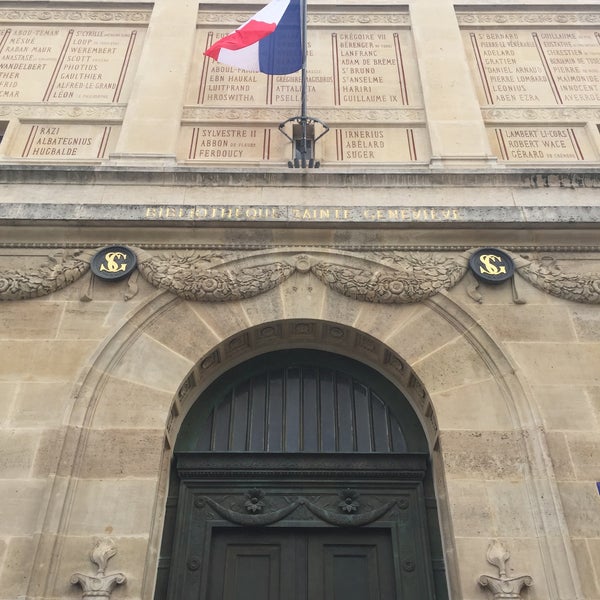 Photo taken at Bibliothèque Sainte-Geneviève by Viktoryia H. on 7/27/2016