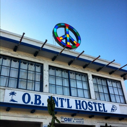 Photo taken at San Diego&#39;s Ocean Beach International Hostel by David G. on 11/22/2012