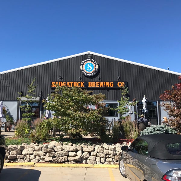 Photo taken at Saugatuck Brewing Company by Sandy F. on 9/19/2020