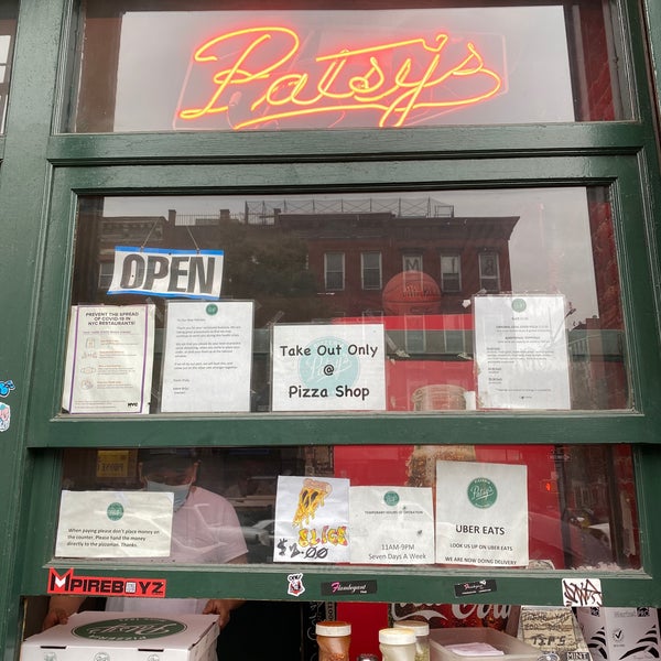 Photo taken at Patsy&#39;s Pizza - East Harlem by P. D. on 10/16/2020