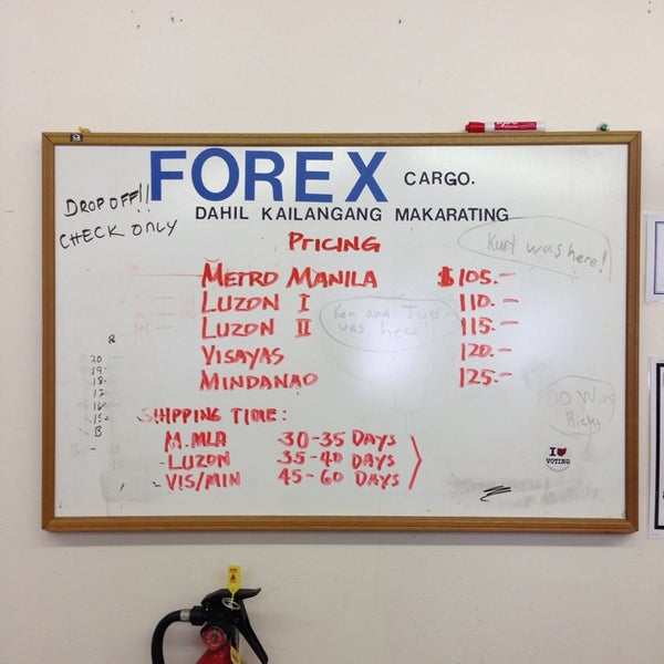 Forex cargo vismin office contact number