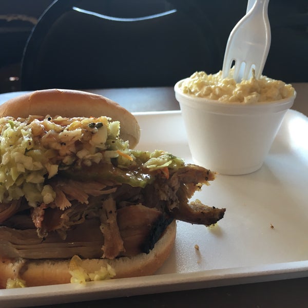 I'm from Memphis, and I must say the pulled pork is excellent. Not too crazy about the potato salad, (a bit sweet), but overall very good, worth a second visit!