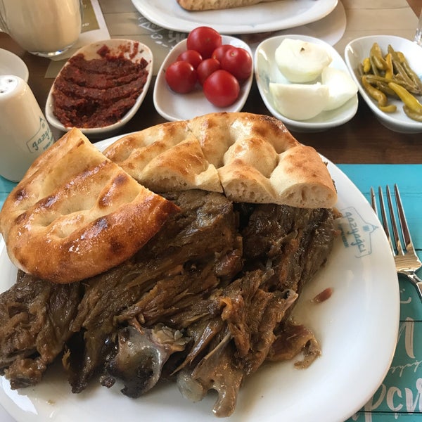 Photo taken at Gazyağcı Furun Kebabı 1891 by Furkan B. on 7/13/2017