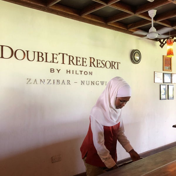 Foto tirada no(a) DoubleTree Resort by Hilton Hotel Zanzibar - Nungwi por Suleyman T. em 6/20/2018