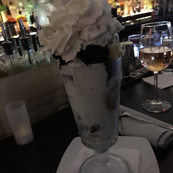 The sundae is awesome! It's huge and it has everything in it lol. I shared it with a friend but I bet one person could do it and that person will be my new friend lol. Cocktails are a bit weak though