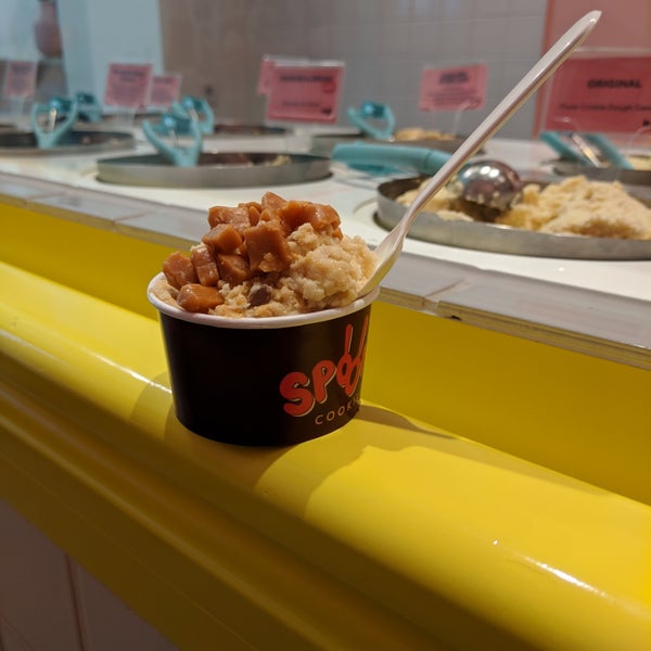 Photo taken at Spooning Cookie Dough Bar by Valentin Charles B. on 7/31/2018