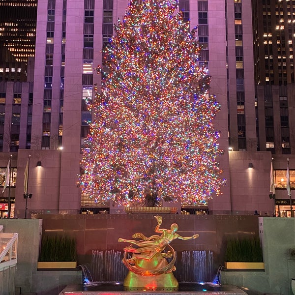Photo taken at The Rink at Rockefeller Center by Kelsey S. on 12/16/2021