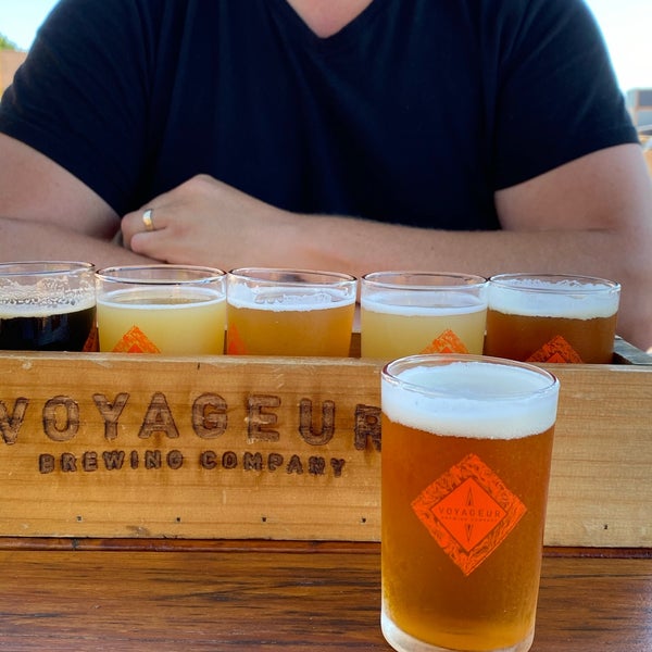 Photo taken at Voyageur Brewing Company by Kelsey S. on 8/11/2020