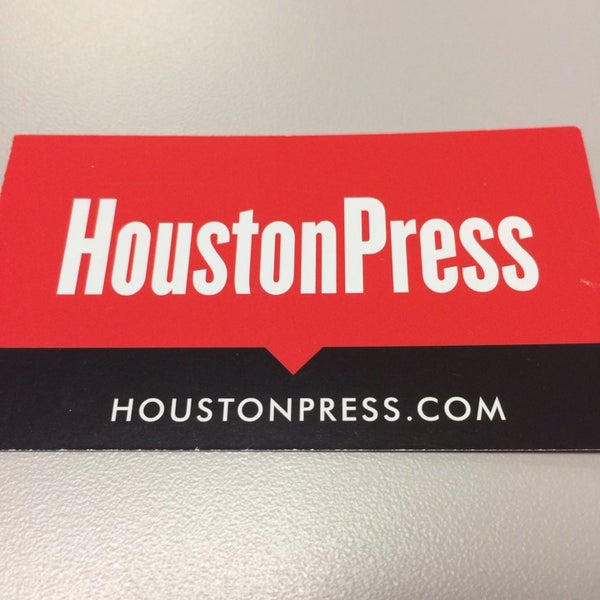Photo taken at Houston Press by Daniel A. on 4/15/2014