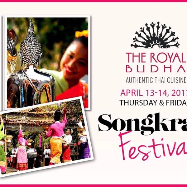 Thai new year at The Royal Budha.. - Songkran Festival 2017