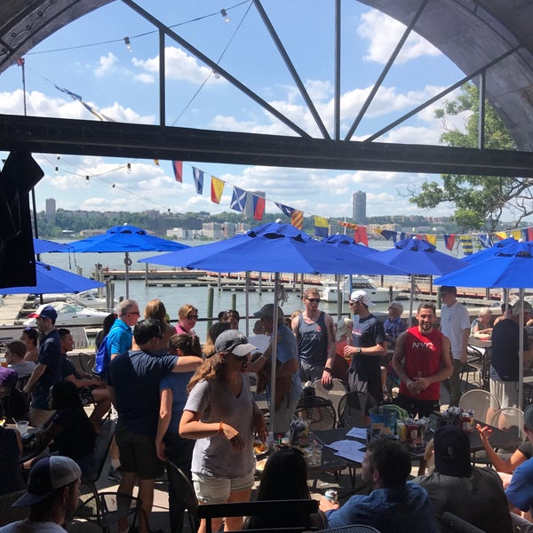 Photo taken at Boat Basin Cafe by Russell S. on 7/16/2017