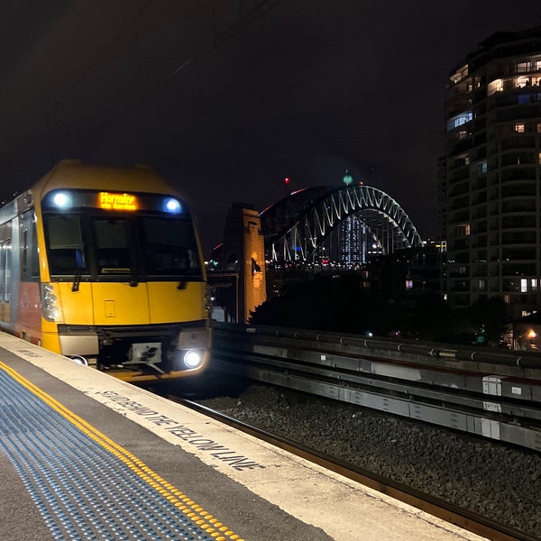 Photo taken at Milsons Point Station by Tim P. on 3/19/2022
