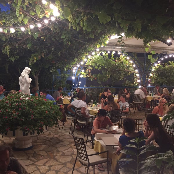 Fantastic Greek food in a beautiful garden restaurant