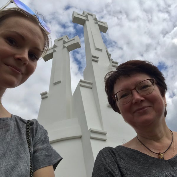 Photo taken at Hill of Three Crosses by Olga R. on 7/7/2019
