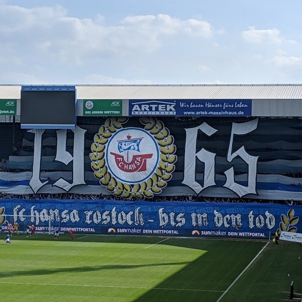 Photo taken at Ostseestadion by Tilo S. on 3/30/2019