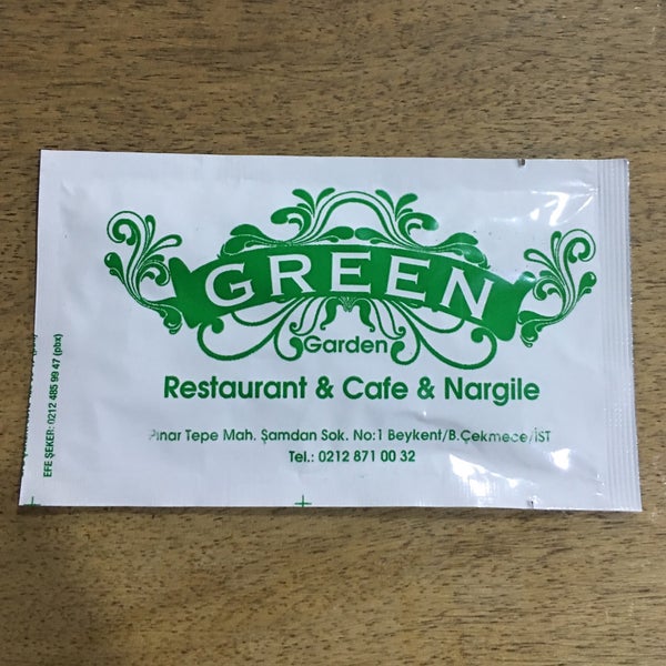Das Foto wurde bei Green Garden Cafe &amp; Restaurant &amp; Nargile von H am 10/6/2019 aufgenommen