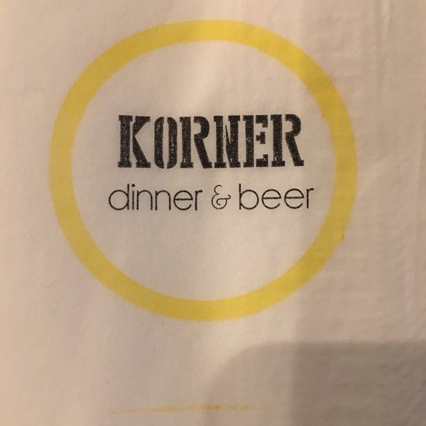 Снимок сделан в Korner Dinner &amp; Beer Cafe пользователем H 1/23/2020