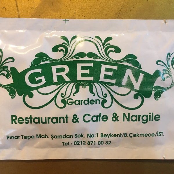 Photo prise au Green Garden Cafe &amp; Restaurant &amp; Nargile par H le6/4/2019