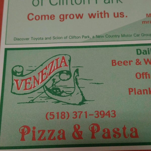 Venezia Pizza and Pasta Italian Restaurant in Clifton Park